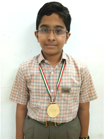 Jayant Bhola - VII A Medal of  Distinction - Cyber Olympiad Level - I